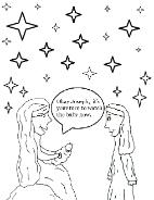 The Birth of Jesus Coloring Pages